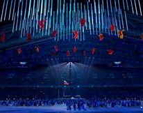 BASHIBA Light Sculpture, Volumetric Video mapped to LED structure